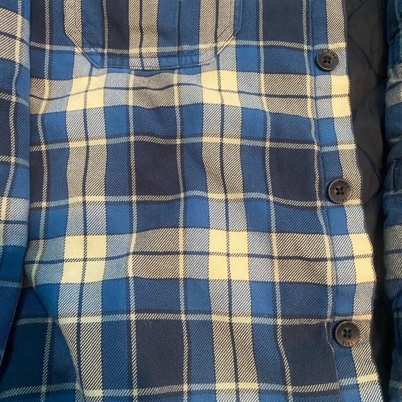 Blue Plaid Flannel L.L.Bean Shaket - Picture 5 of 8